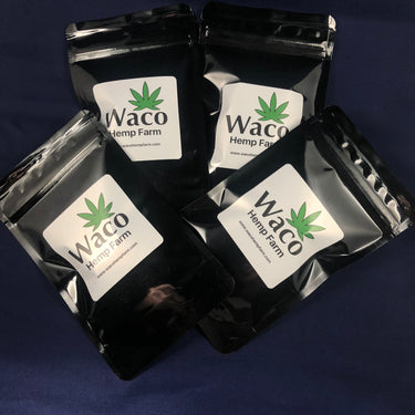BUBBA KUSH in Mylar Bag - Waco Hemp Farm - High Grade Craft Hemp Flower in Mylar Bag